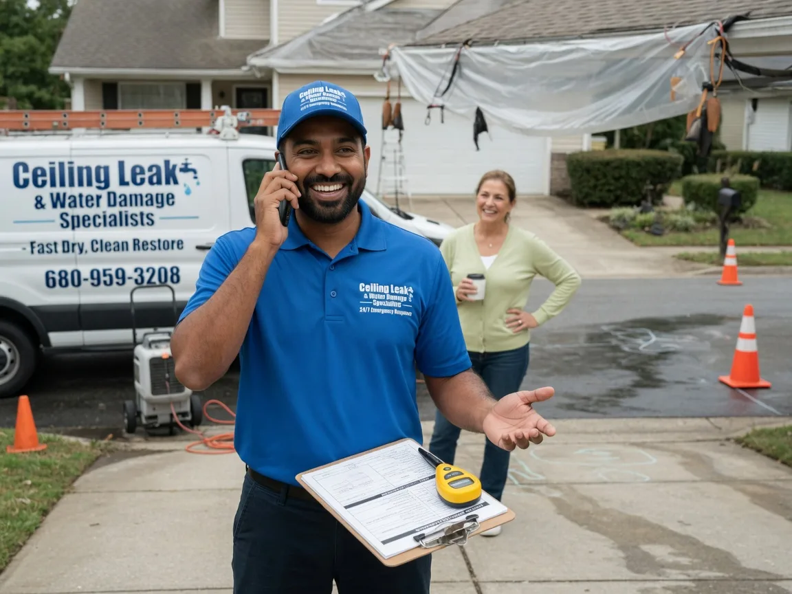 Ceiling Leak Cleanup Branchville, VA FAQs
