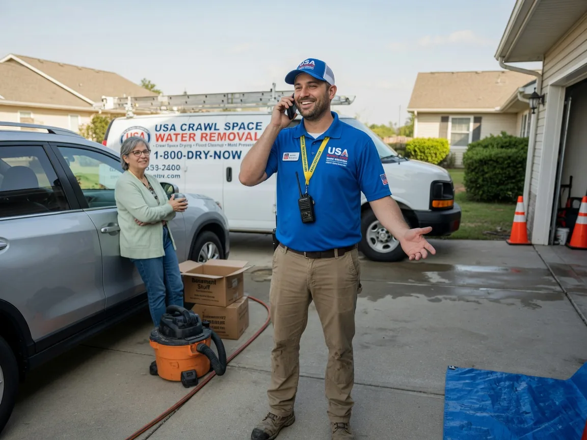 Crawl Space Water Removal Branchville, VA FAQs